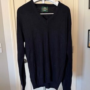 Jantzen Men's Dark V-Neck Sweater
